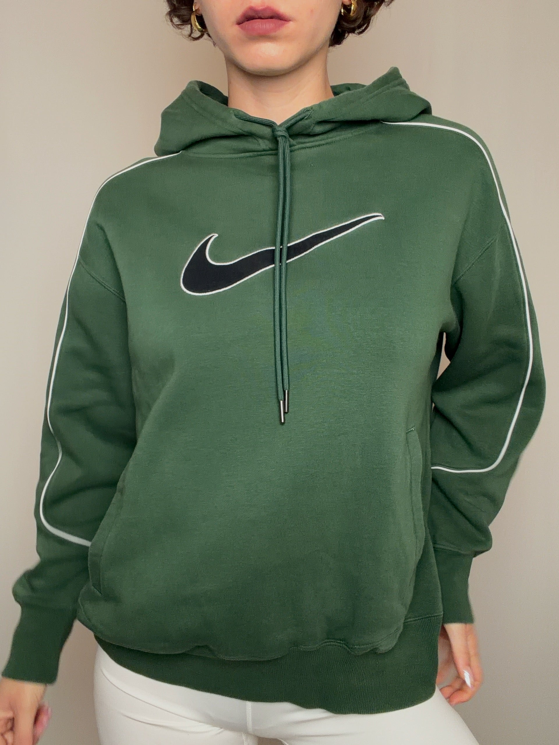 Hoodie vert Nike XS vintage