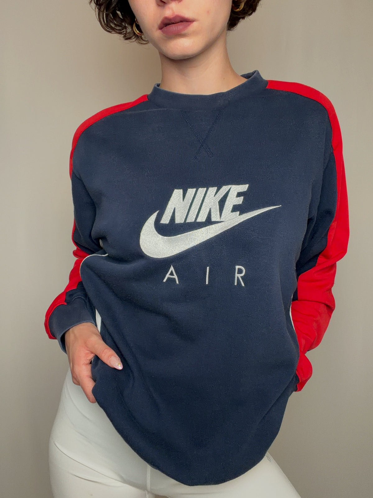Sweat bicolore Nike M vintage