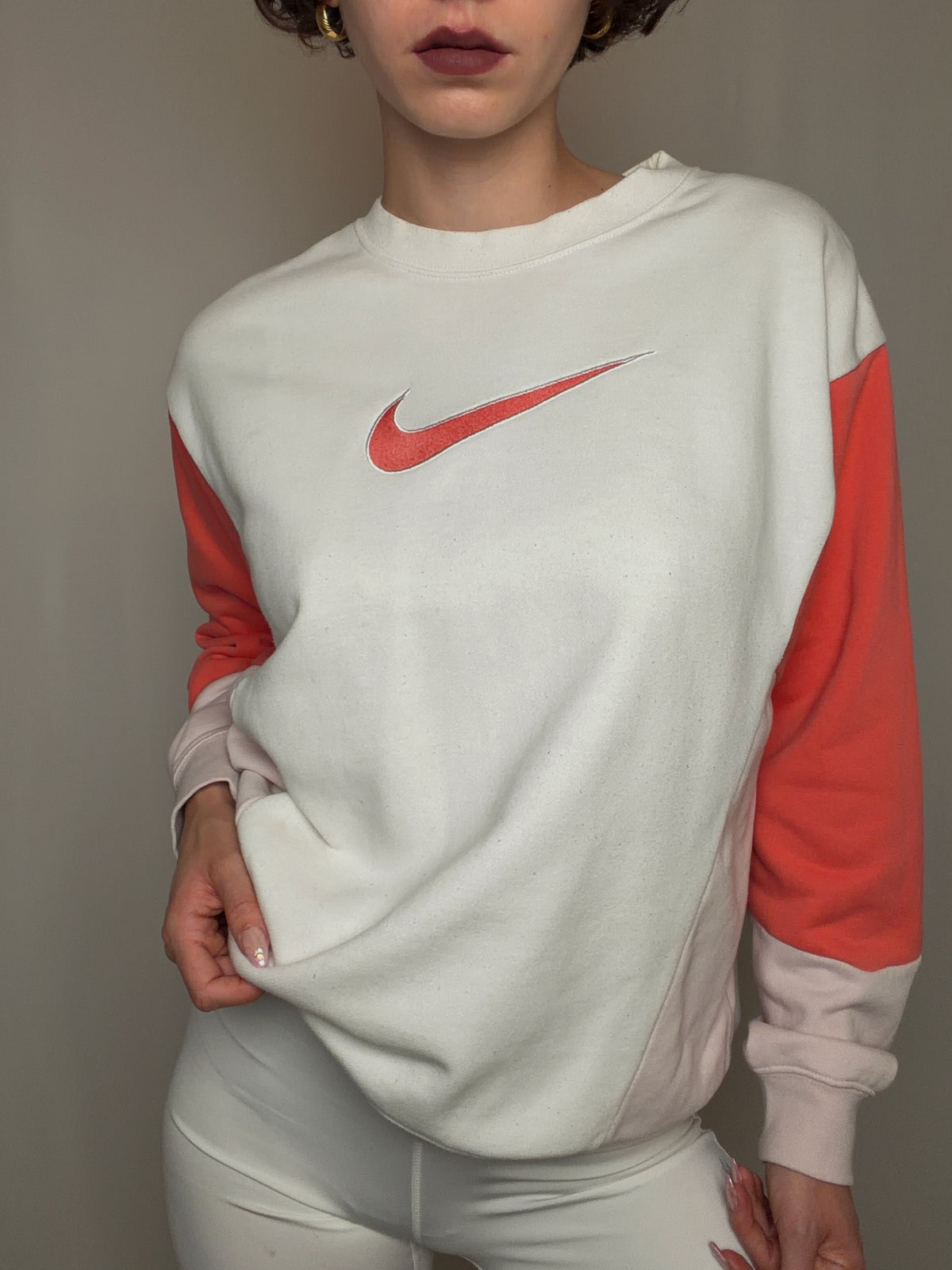 Sweat bicolore Nike L vintage