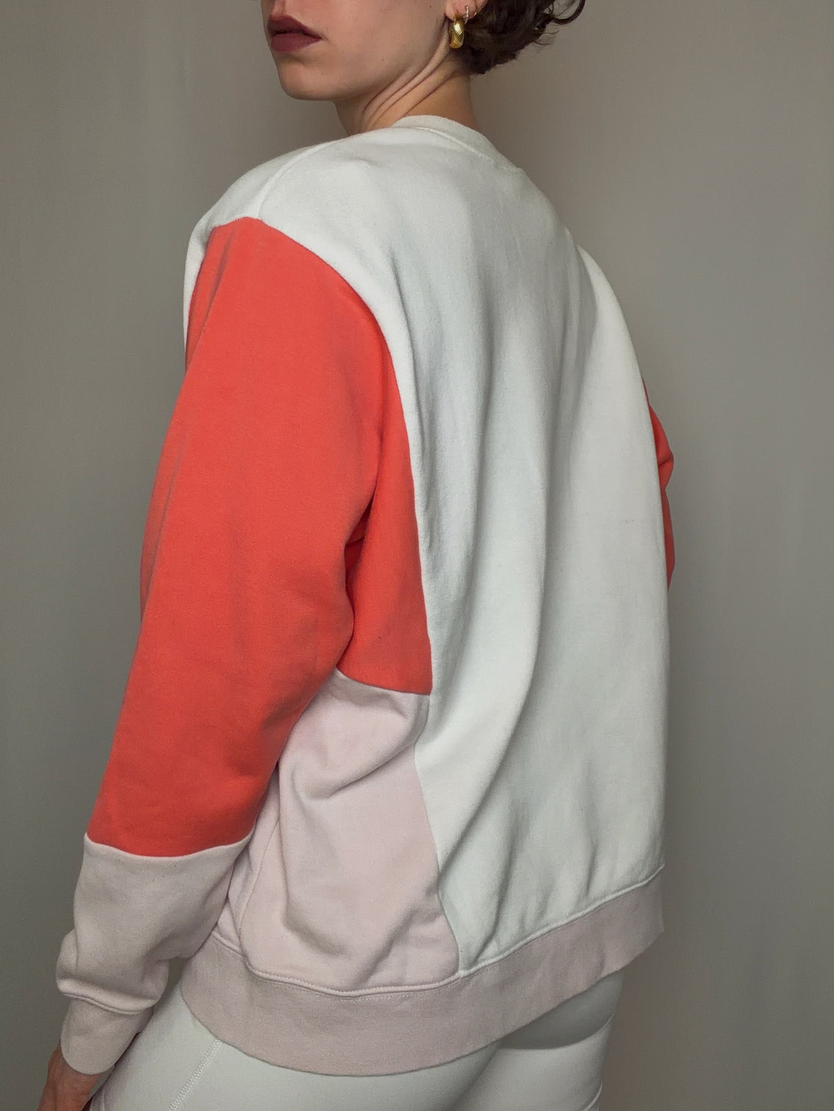 Sweat bicolore Nike L vintage