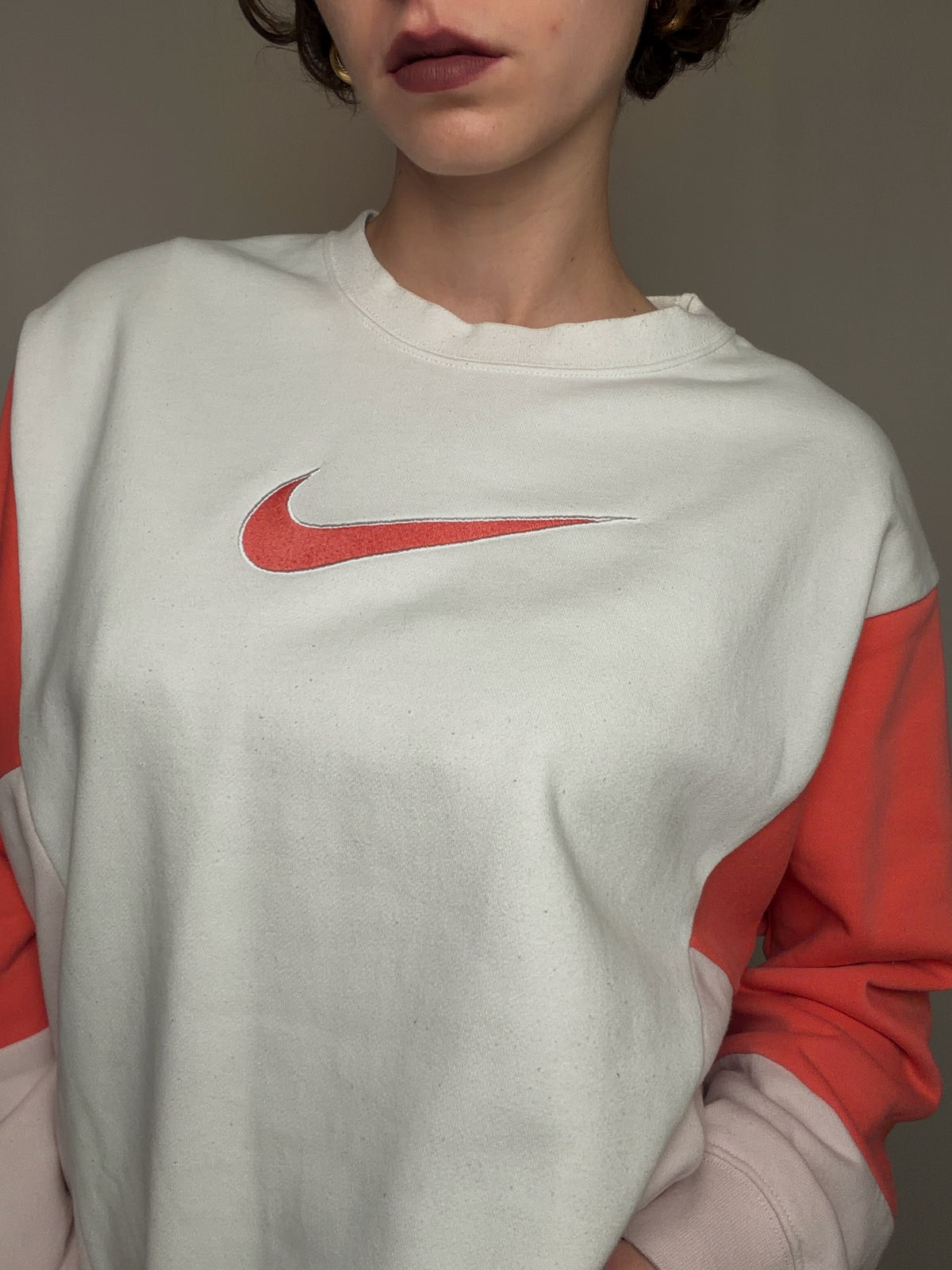 Sweat bicolore Nike L vintage