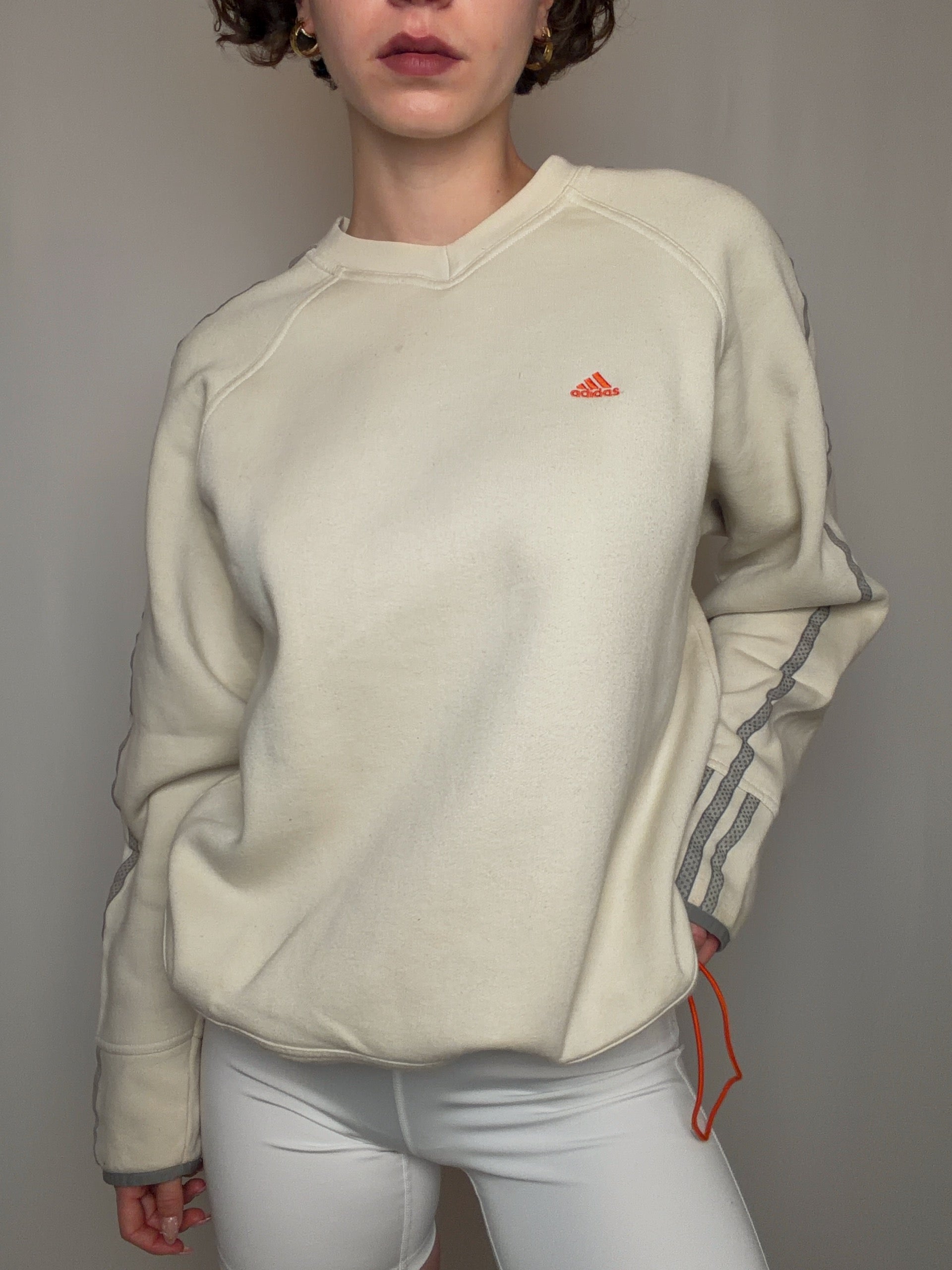 Sweat beige Adidas S/M vintage