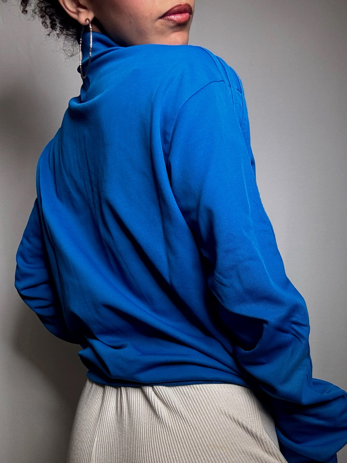 Jacket de sport bleue Adidas L vintage
