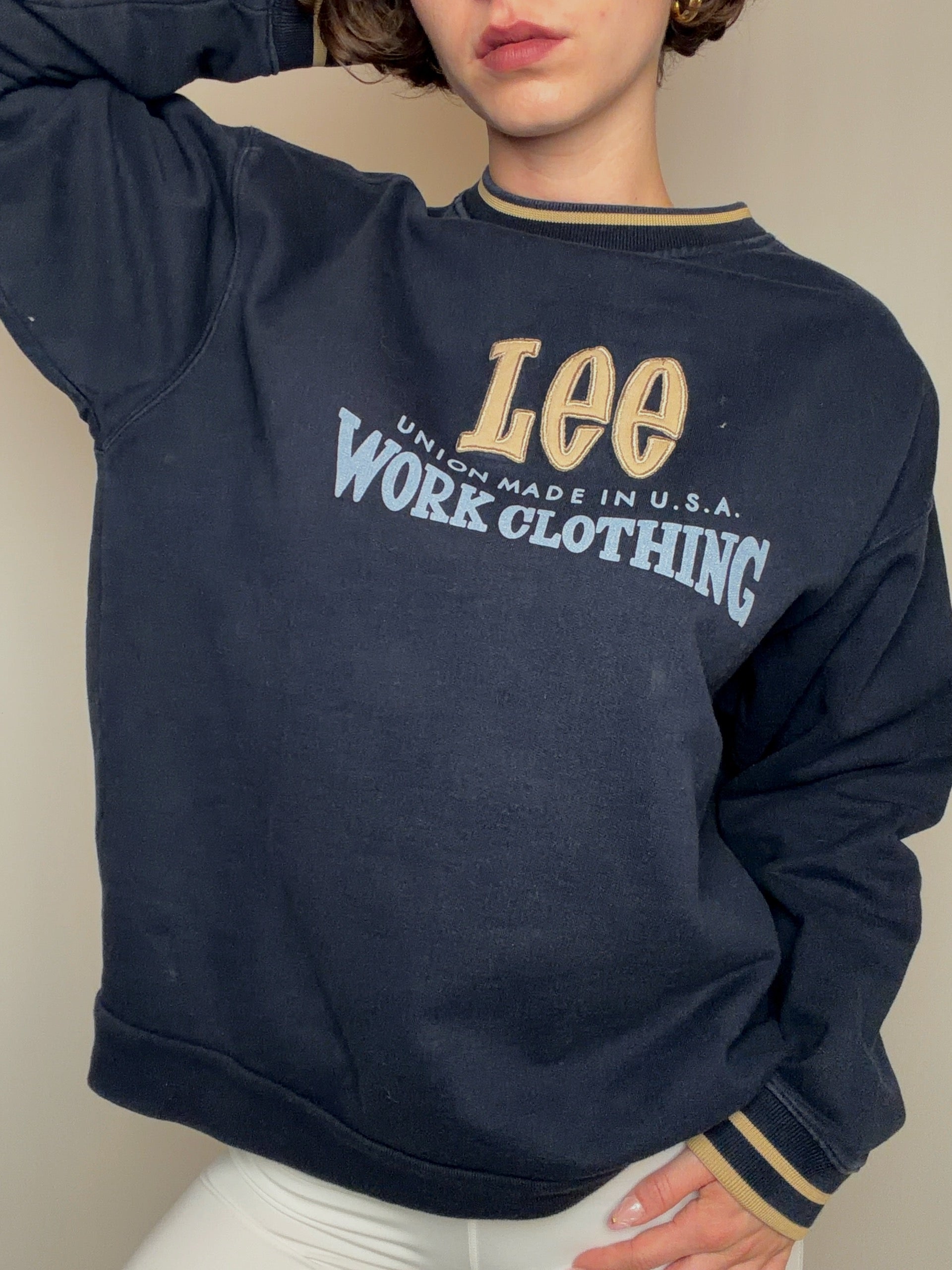 Sweat marine Lee L vintage