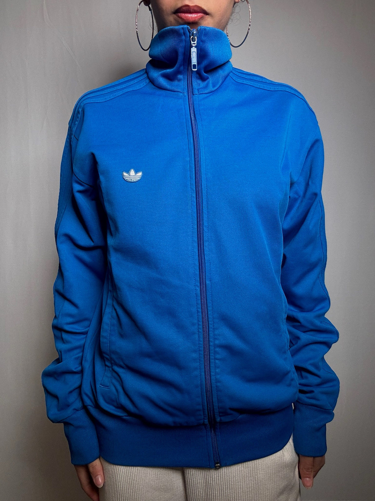 Jacket de sport bleue Adidas L vintage