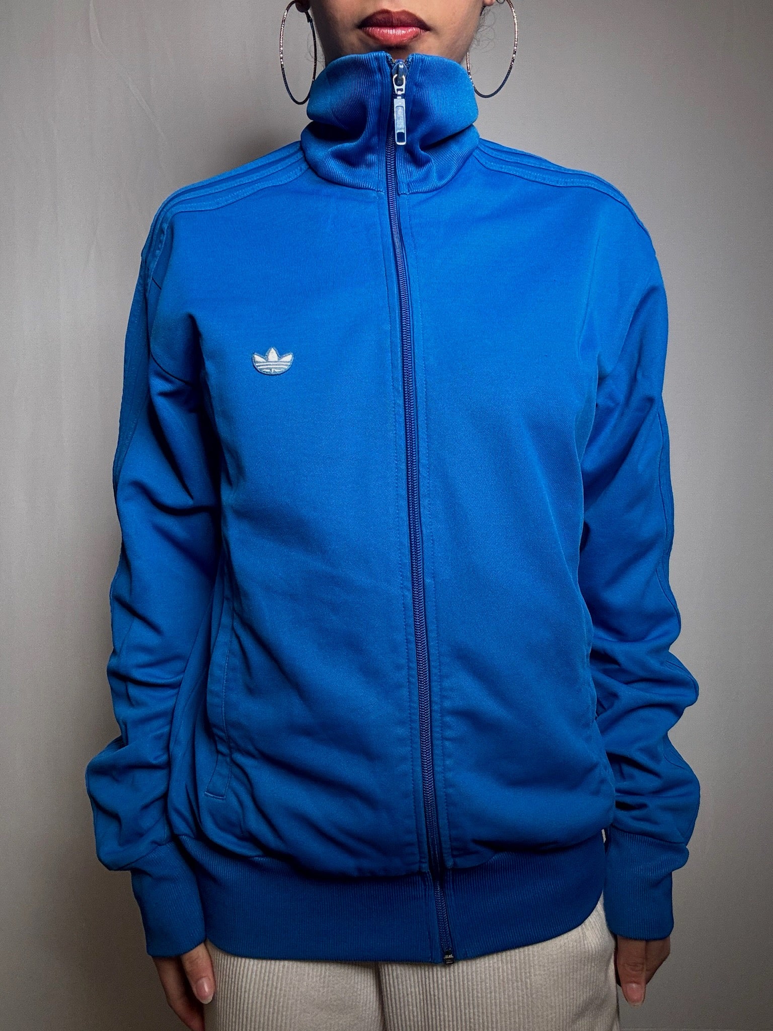Jacket de sport bleue Adidas L vintage
