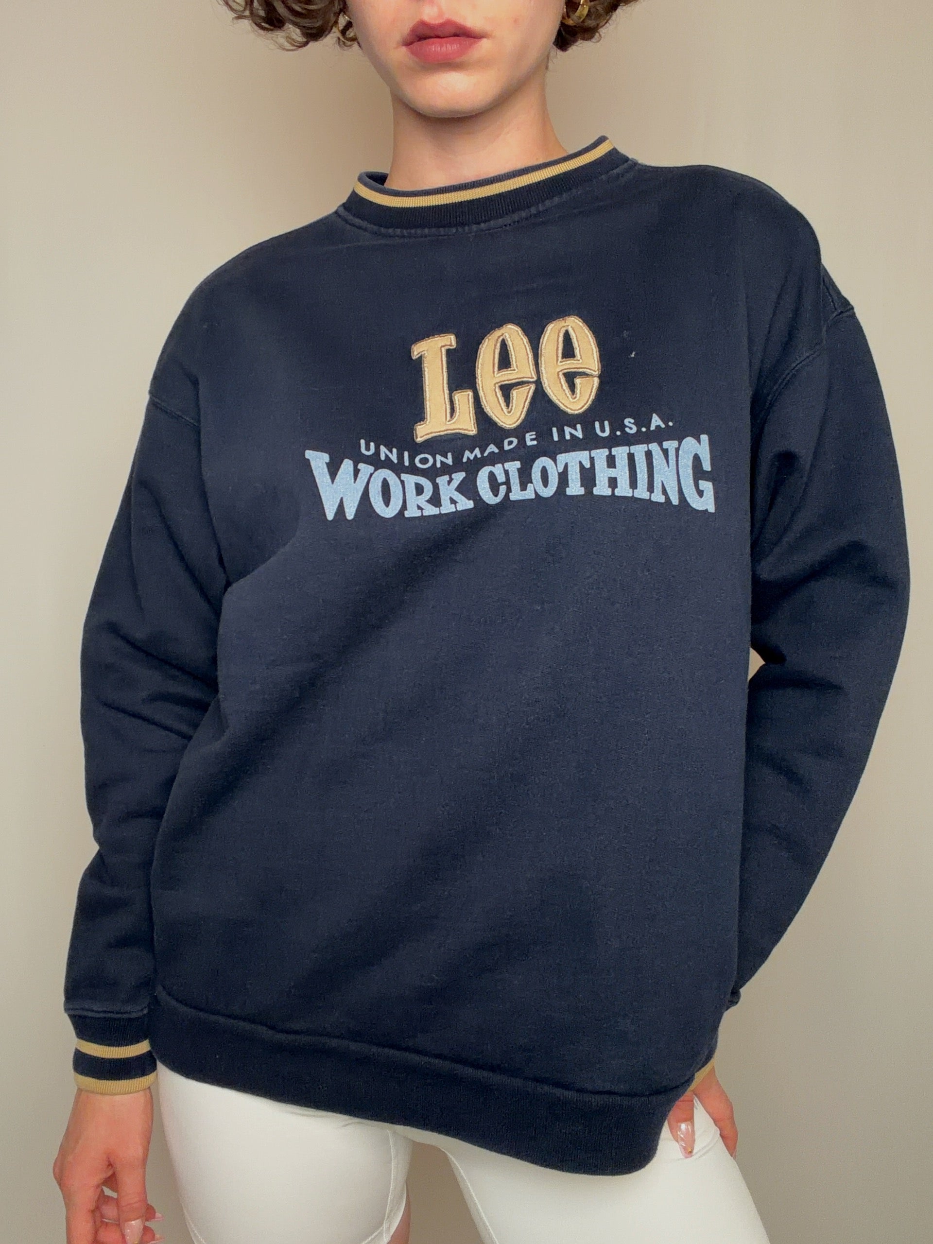 Sweat marine Lee L vintage