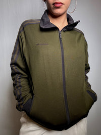 Jacket de sport kaki Adidas S vintage