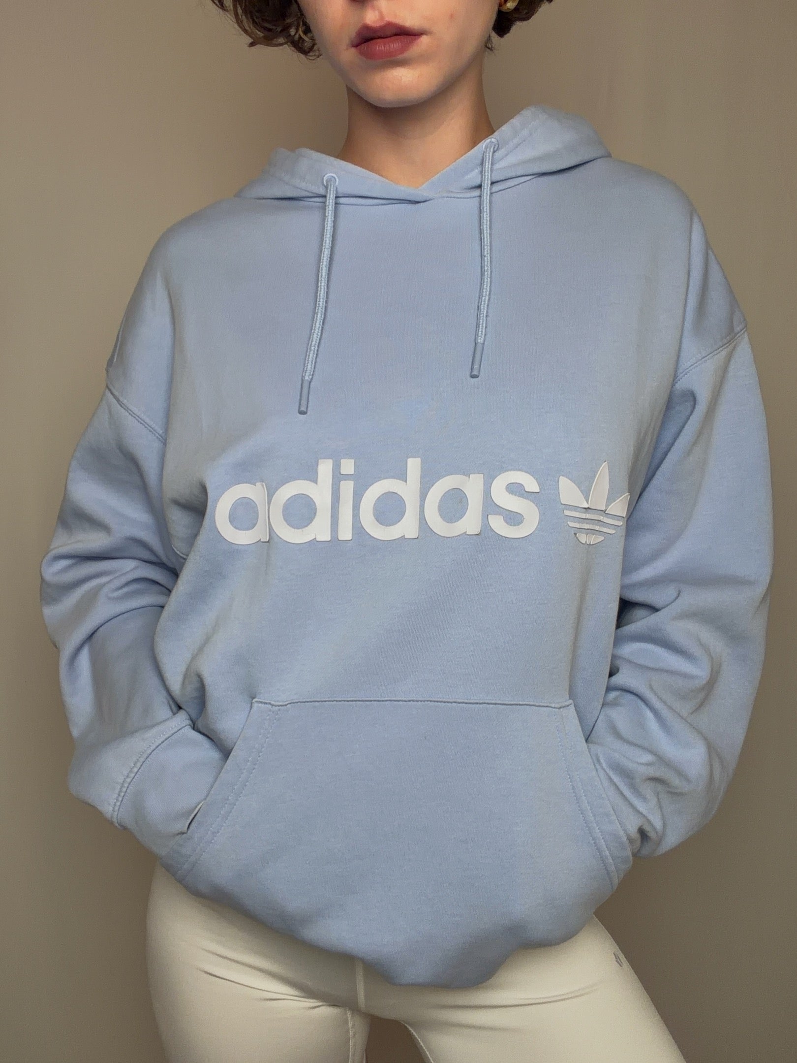 Sweat parme Adidas L vintage
