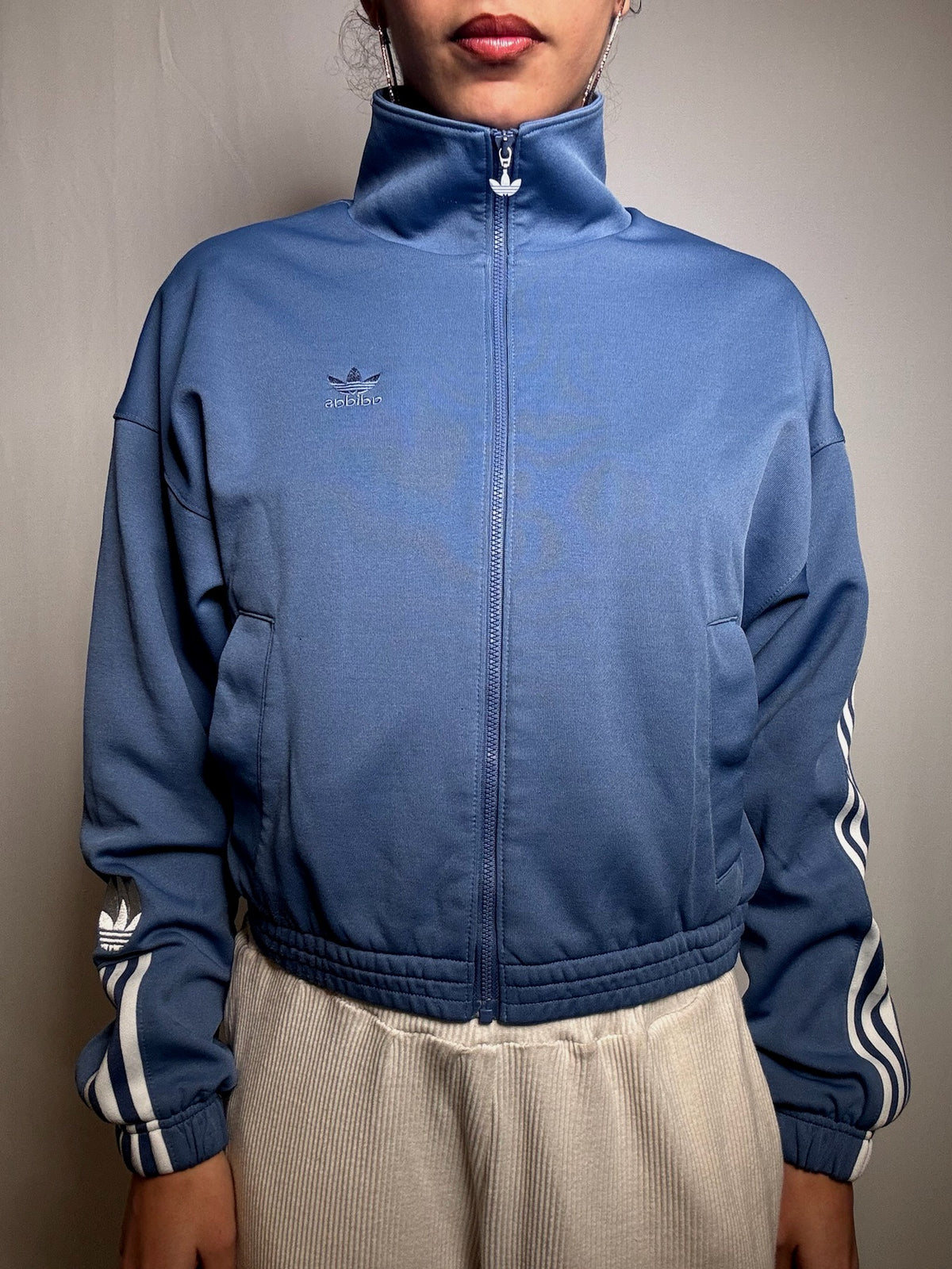 Jacket de sport bleue Adidas XS/S vintage
