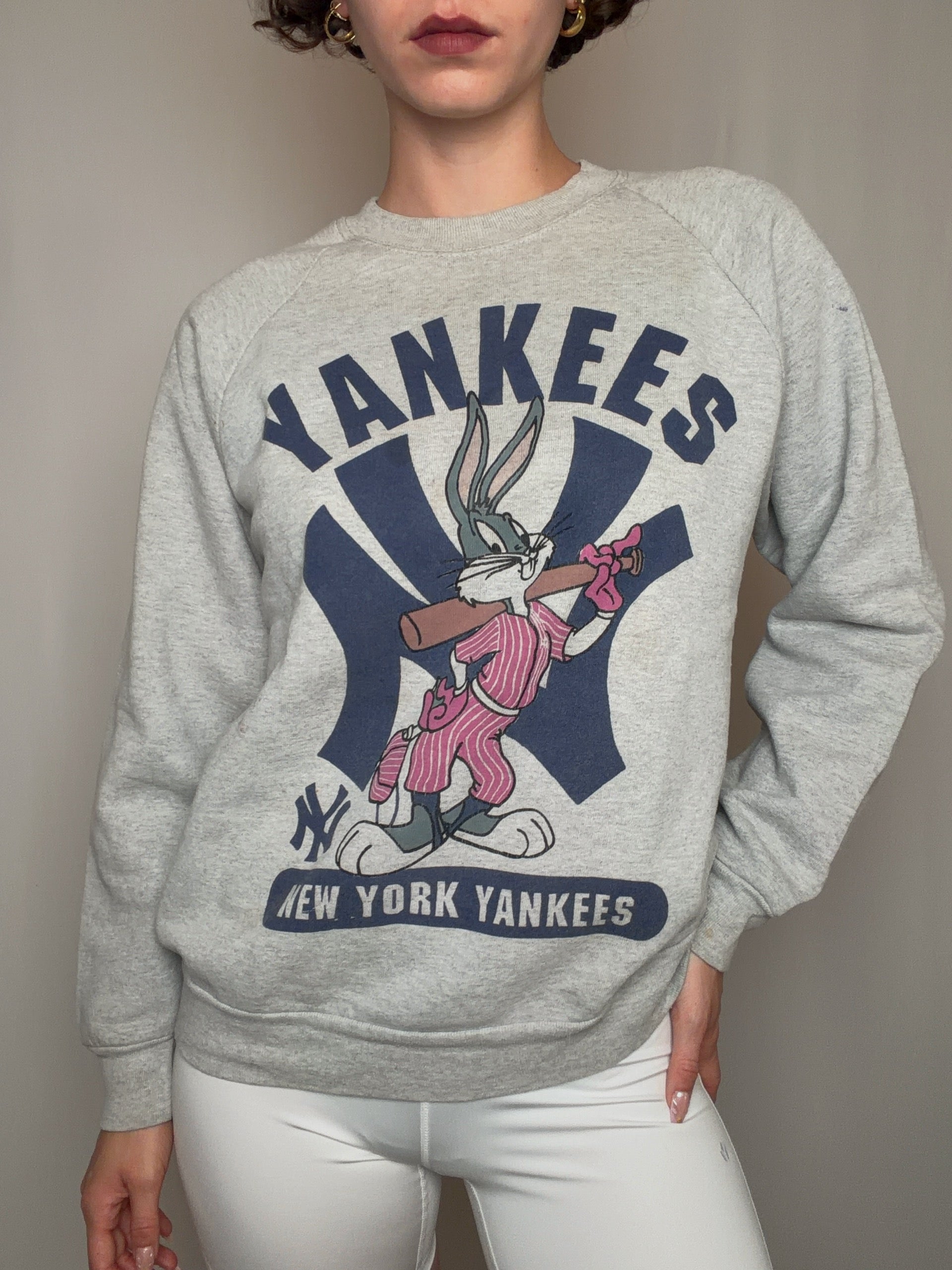 Sweat Yankees x Bugs bunny M vintage
