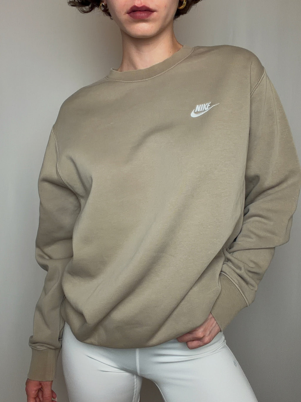 Sweat beige Nike M vintage