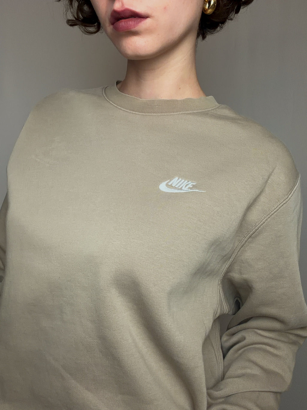 Sweat beige Nike M vintage