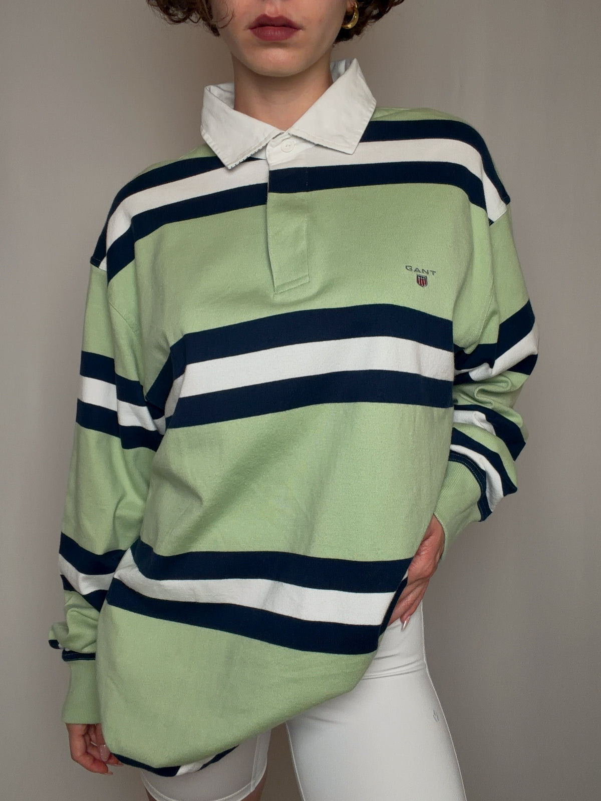 Polo manche longue Gant 3XL vintage