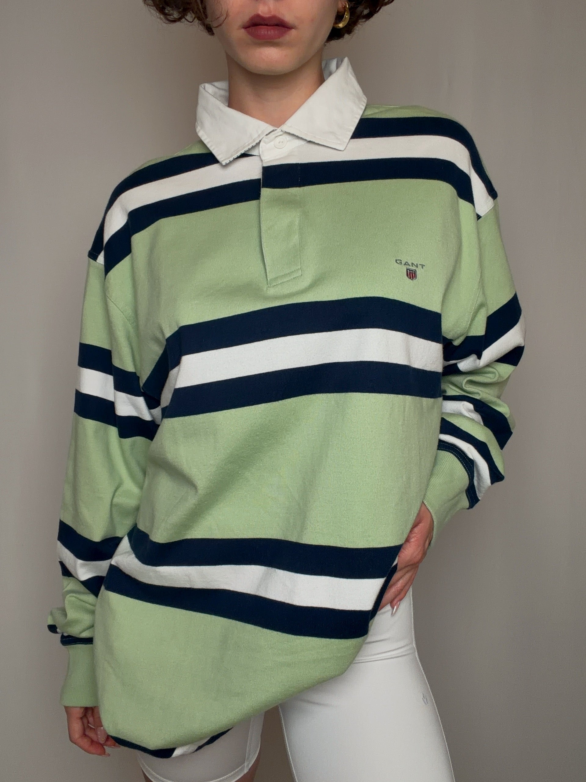 Polo manche longue Gant 3XL vintage
