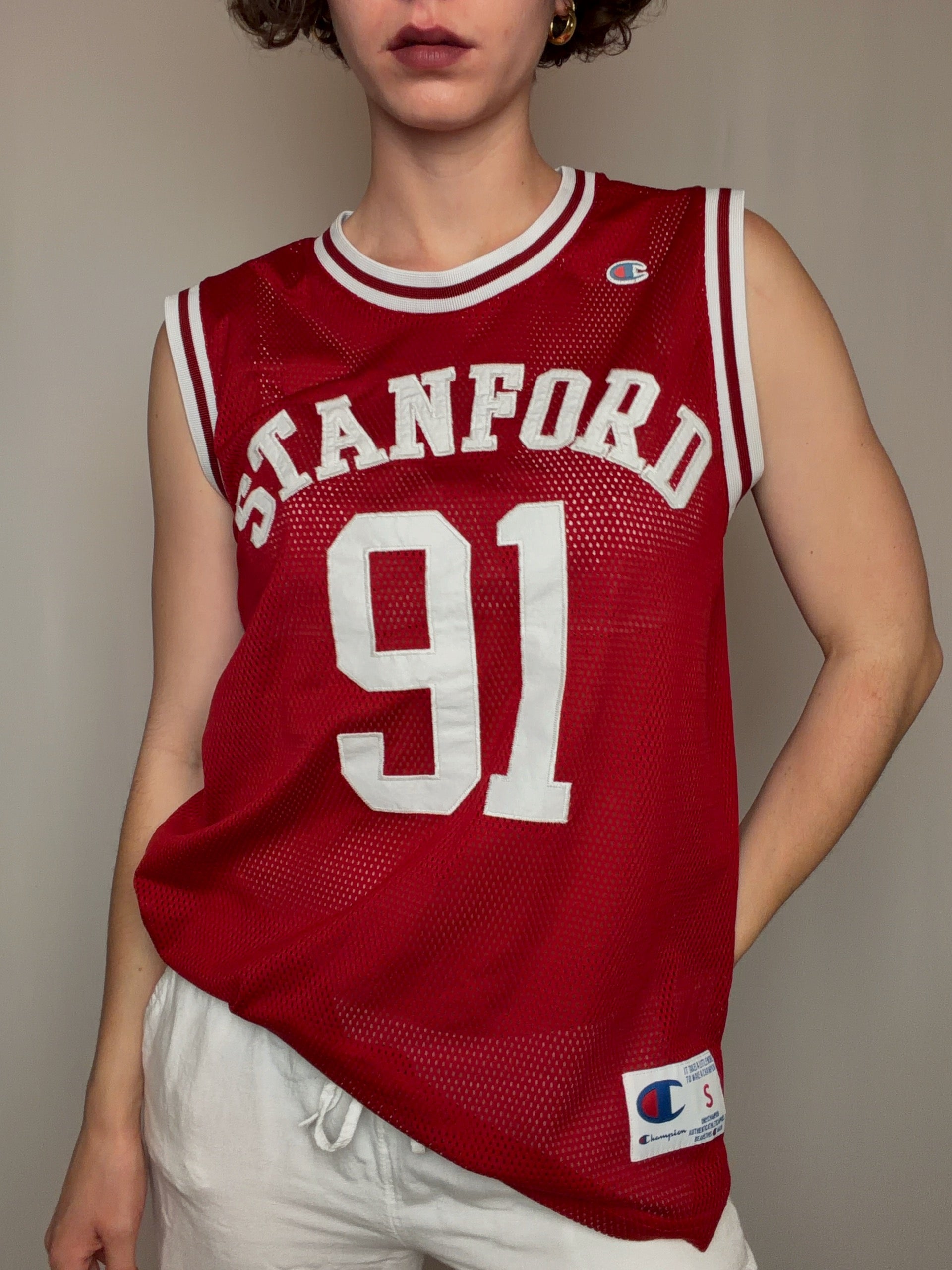Maillot de basket rouge S vintage