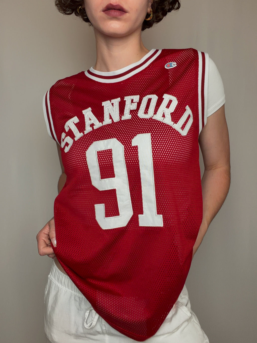 Maillot de basket rouge S vintage