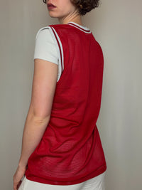 Maillot de basket rouge S vintage