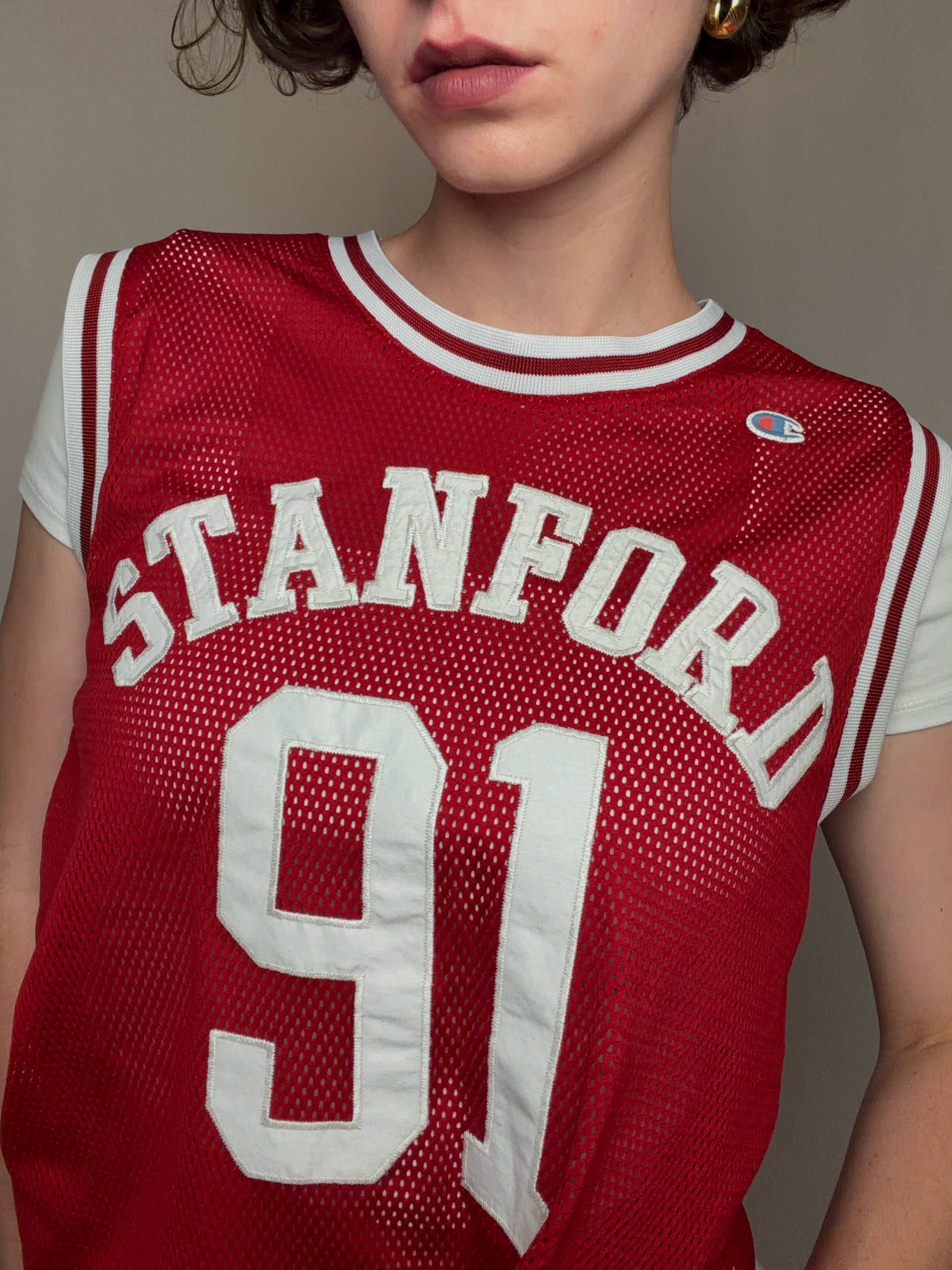 Maillot de basket rouge S vintage