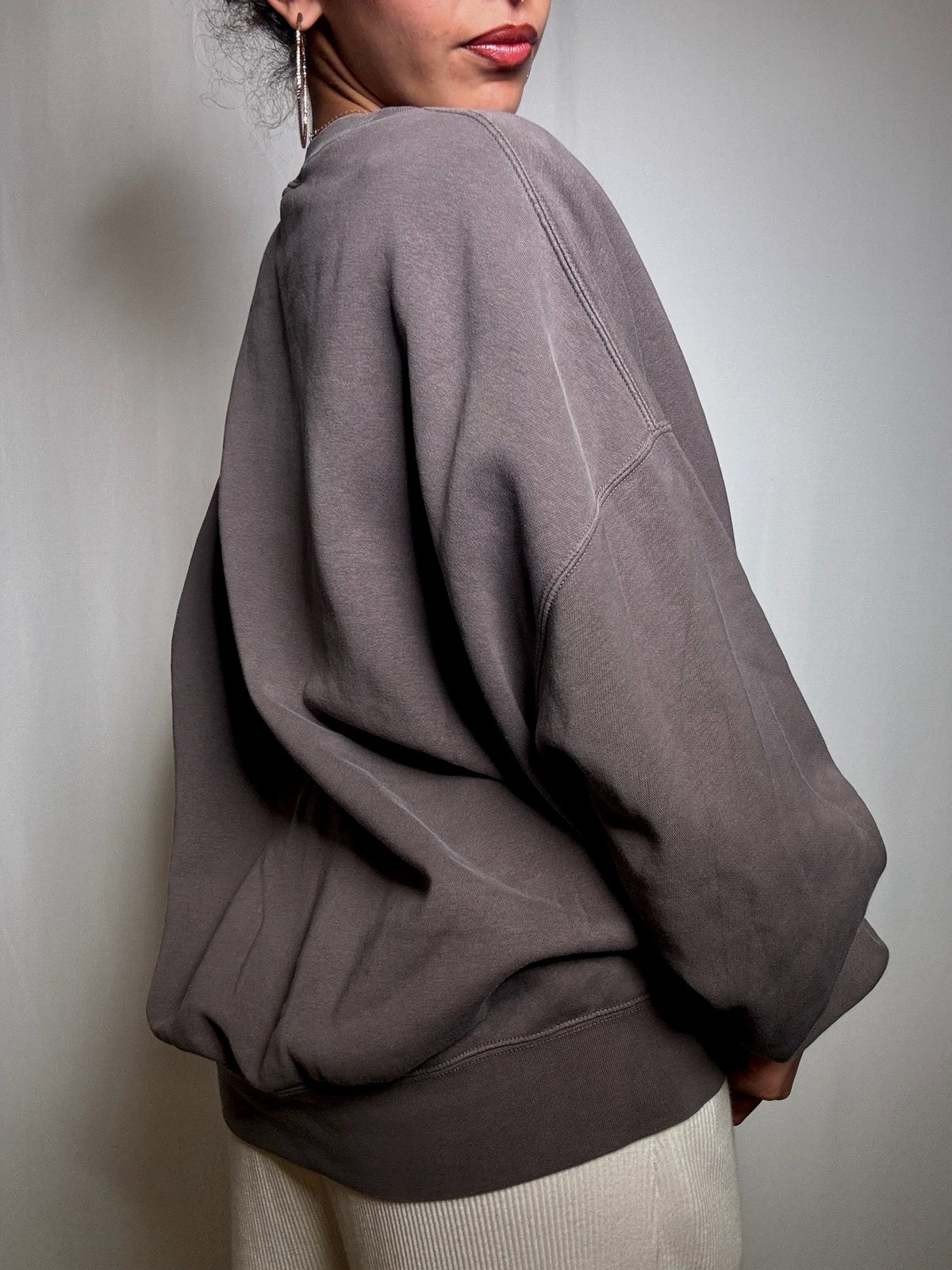 Sweat Nike taupe L vintage