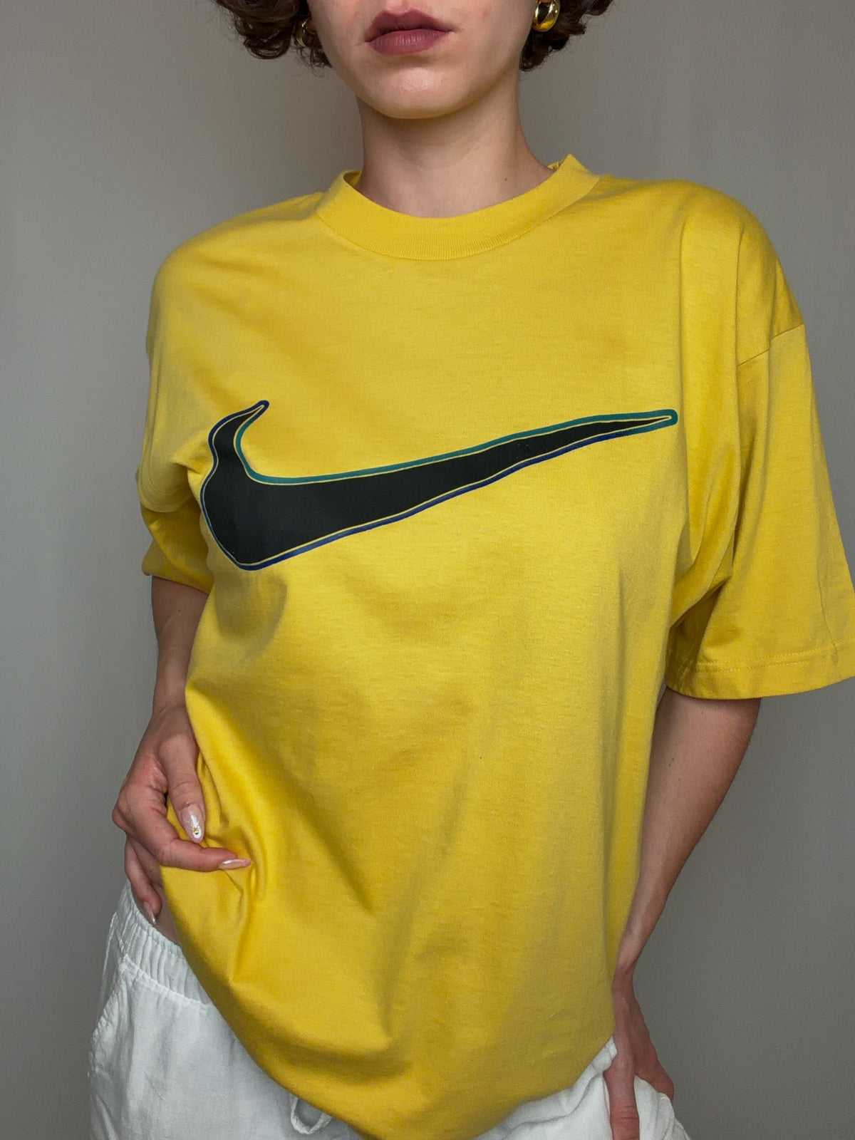 Tshirt jaune Nike M vintage