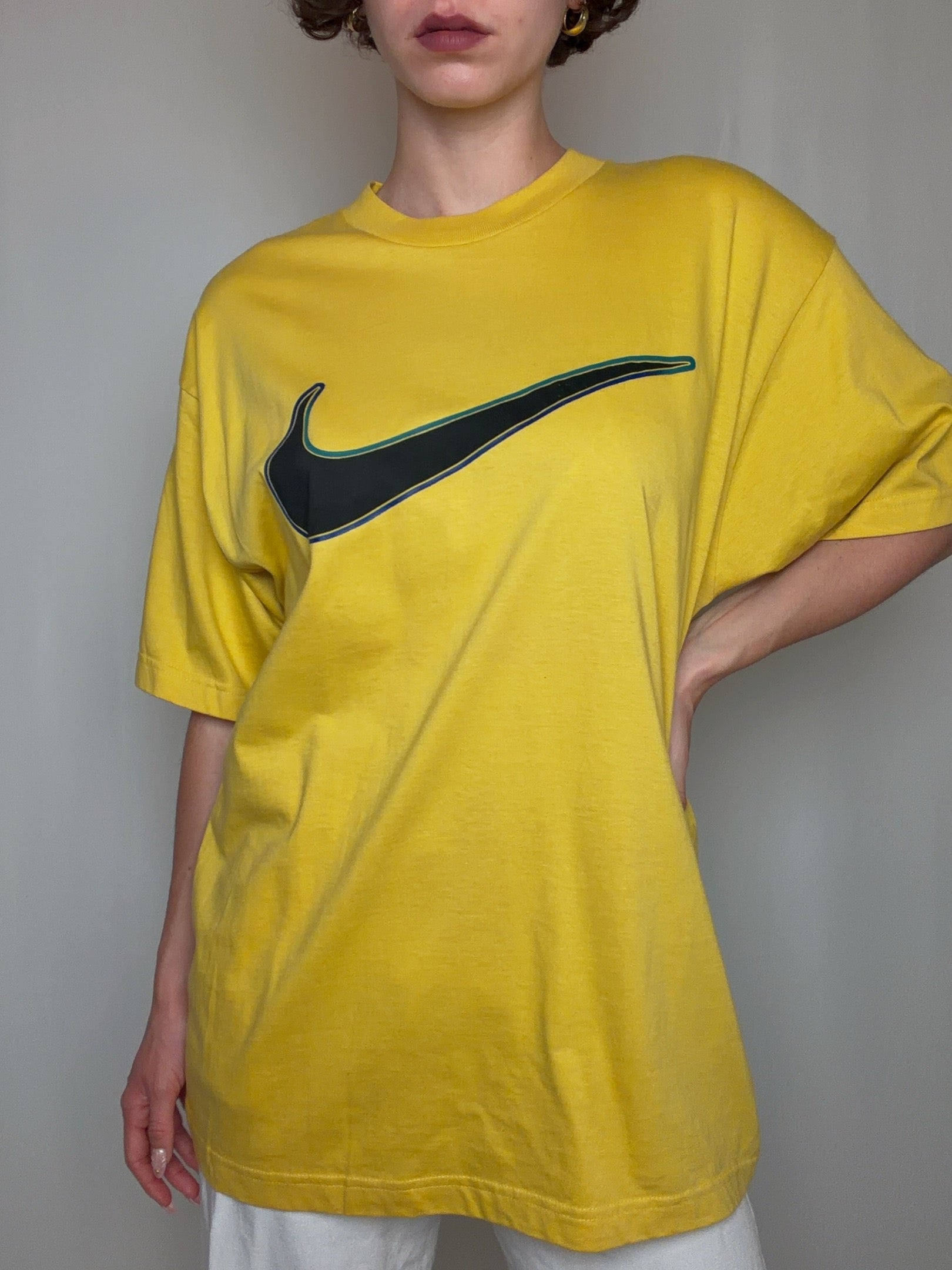 Tshirt jaune Nike M vintage