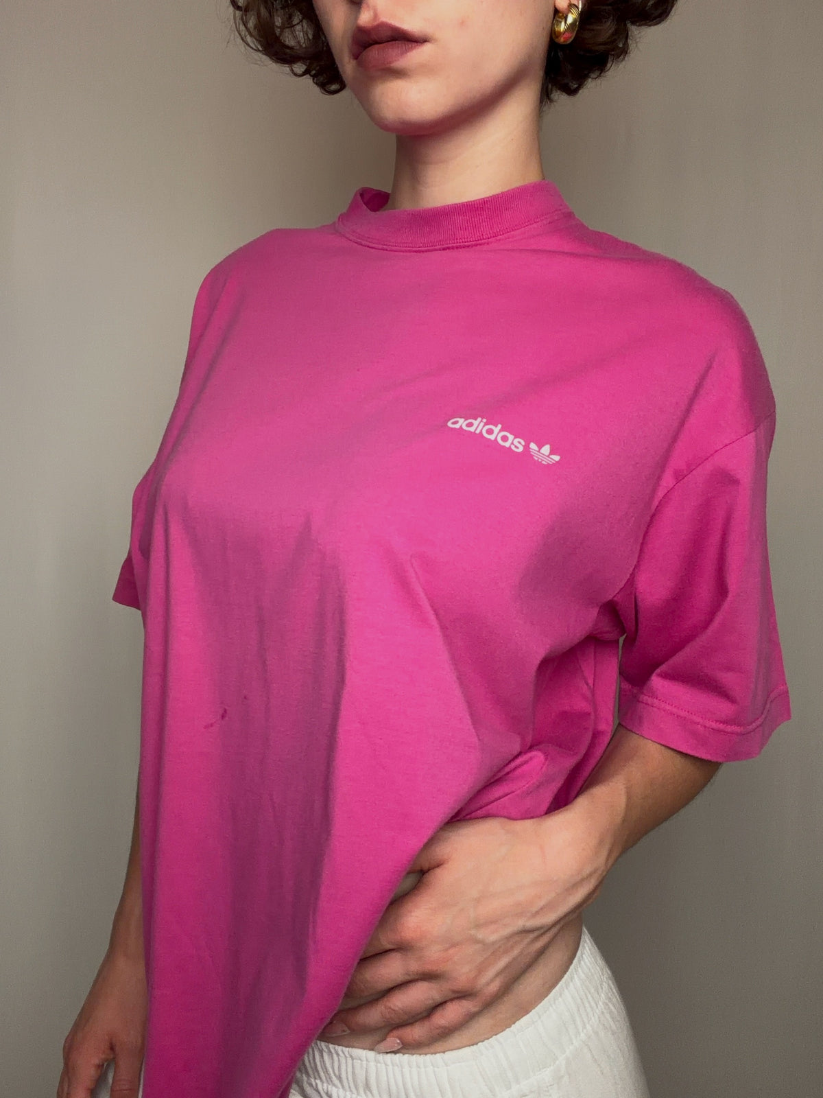Tshirt fuschia Adidas XL vintage