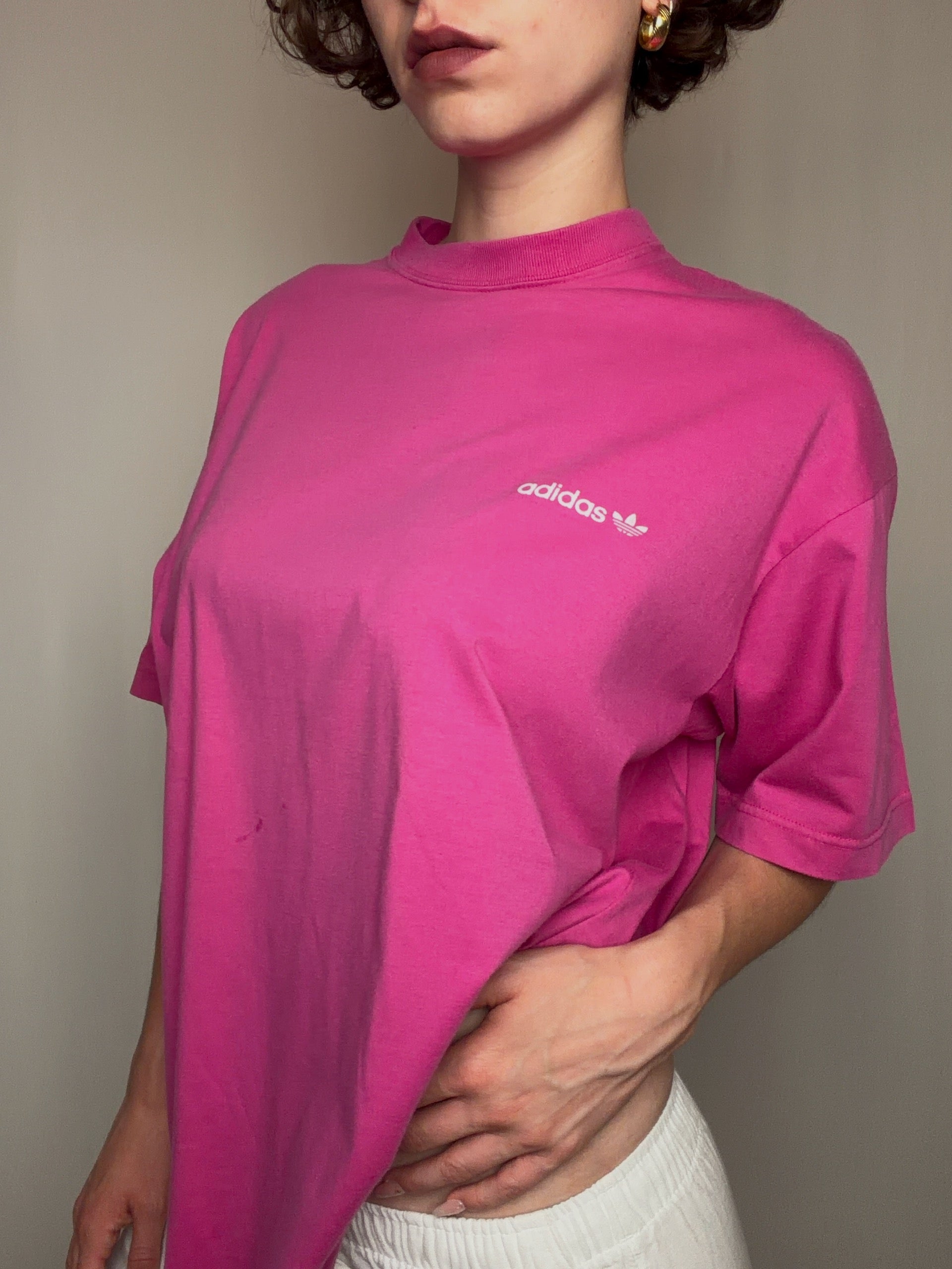 Tshirt fuschia Adidas XL vintage