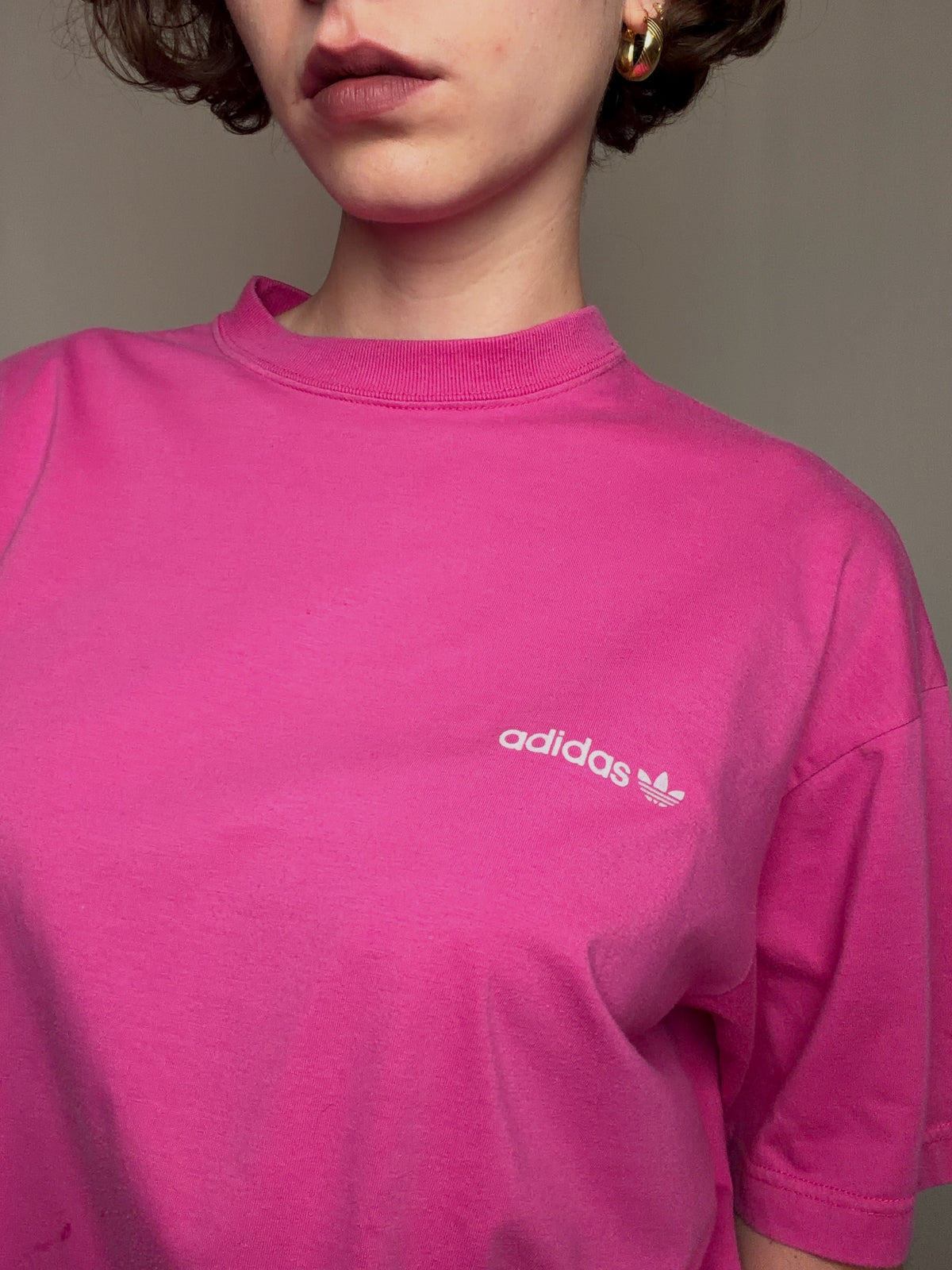 Tshirt fuschia Adidas XL vintage