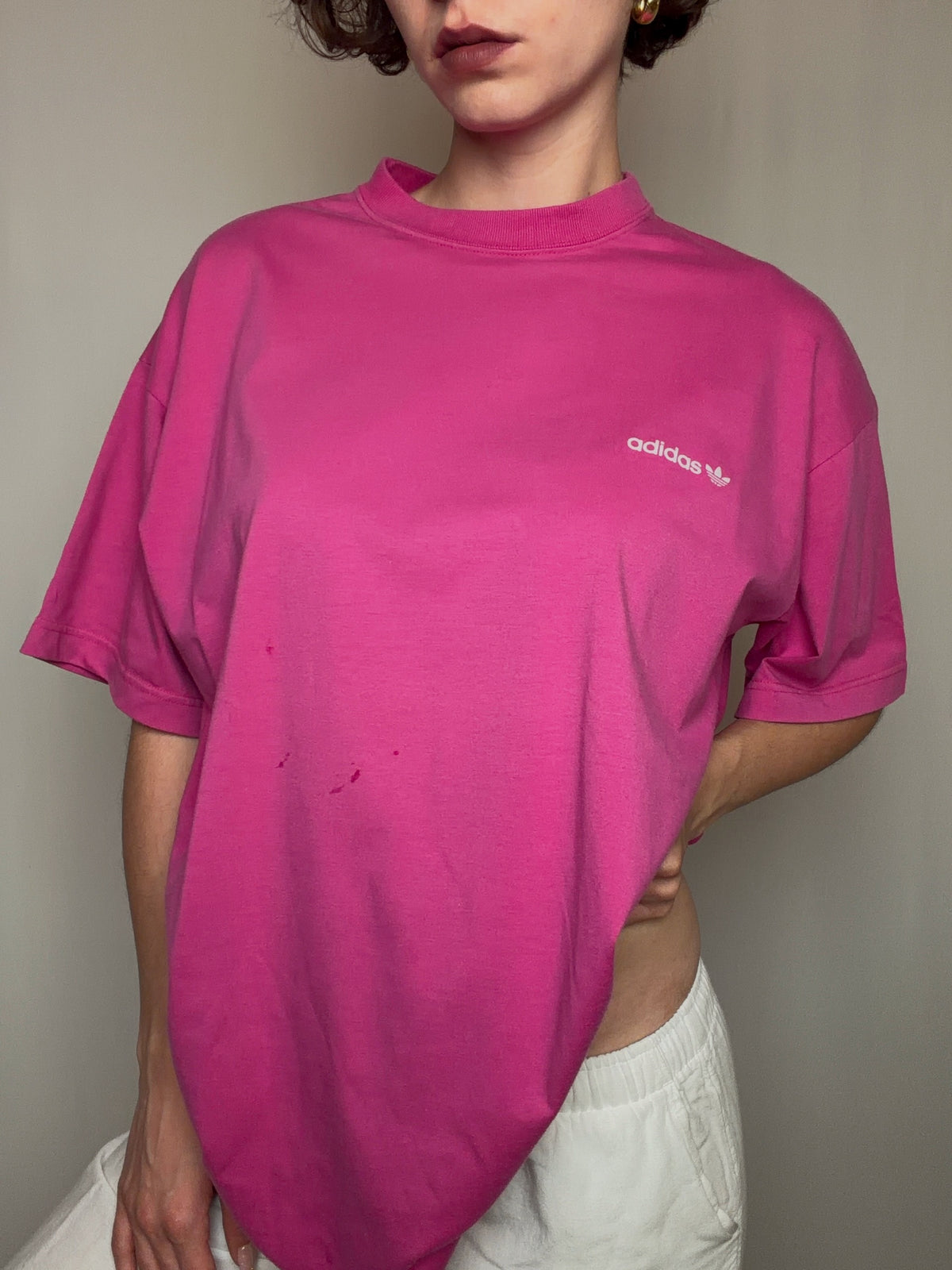 Tshirt fuschia Adidas XL vintage