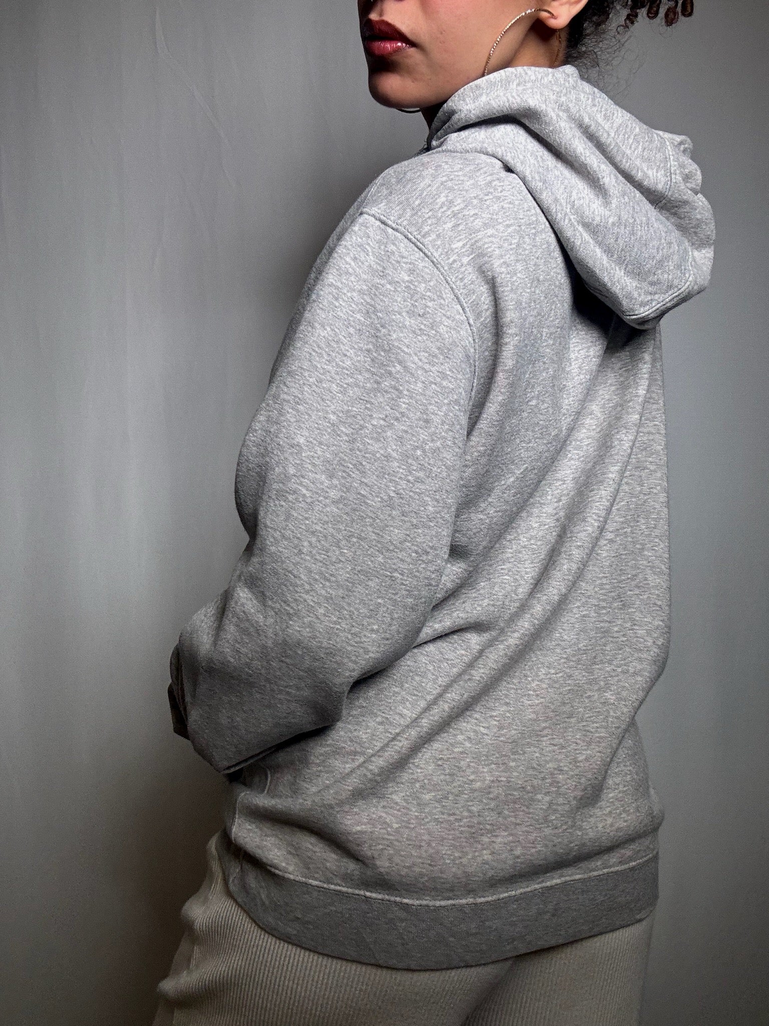 Sweat à zip Nike gris M vintage