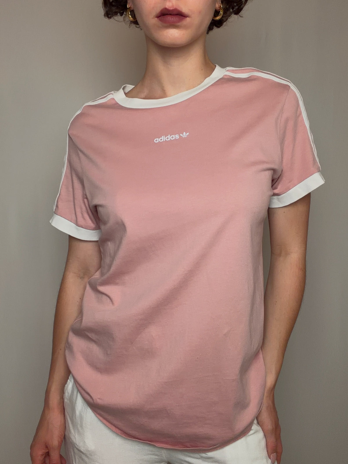 Tshirt rose Adidas S vintage