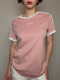Tshirt rose Adidas S vintage