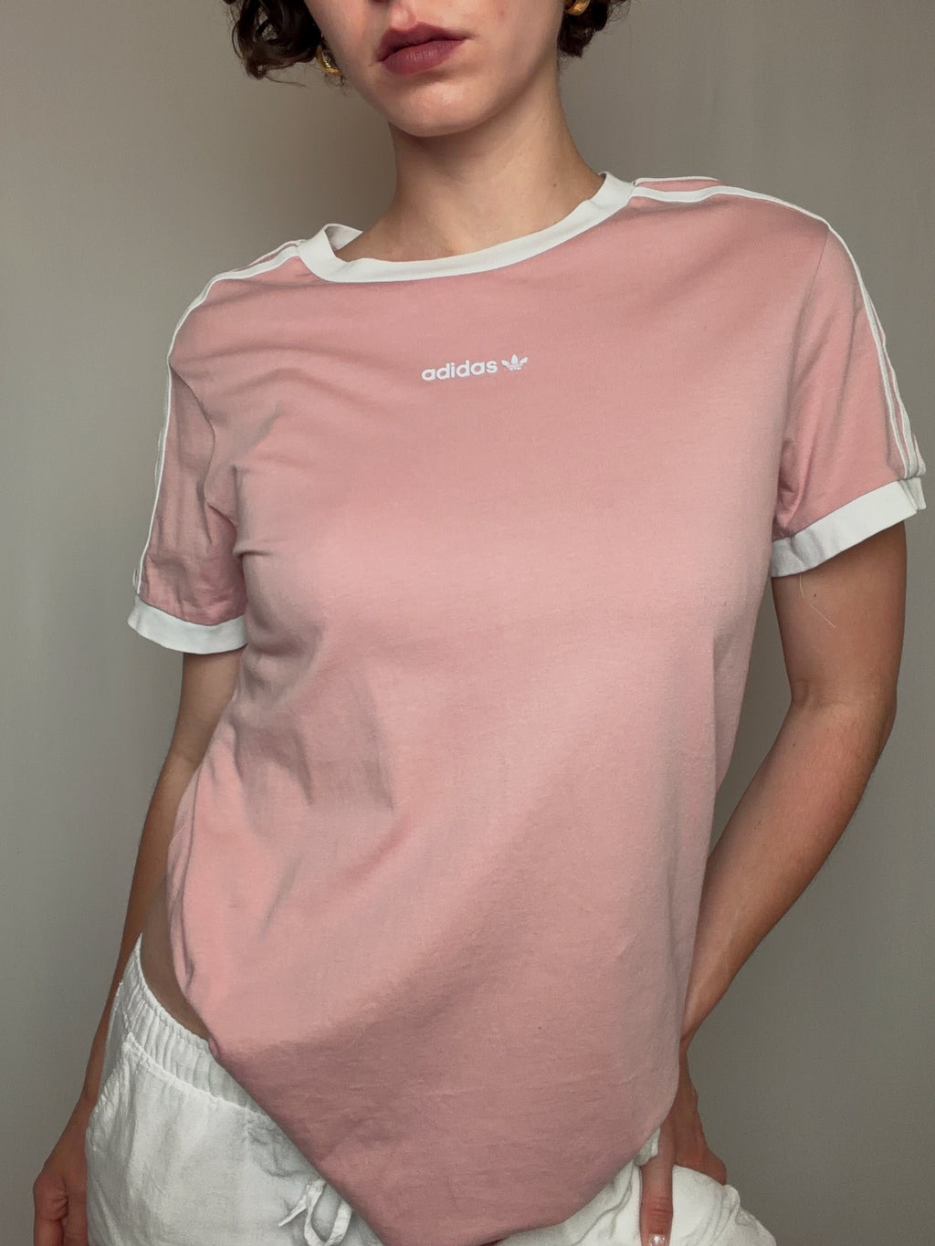 Tshirt rose Adidas S vintage