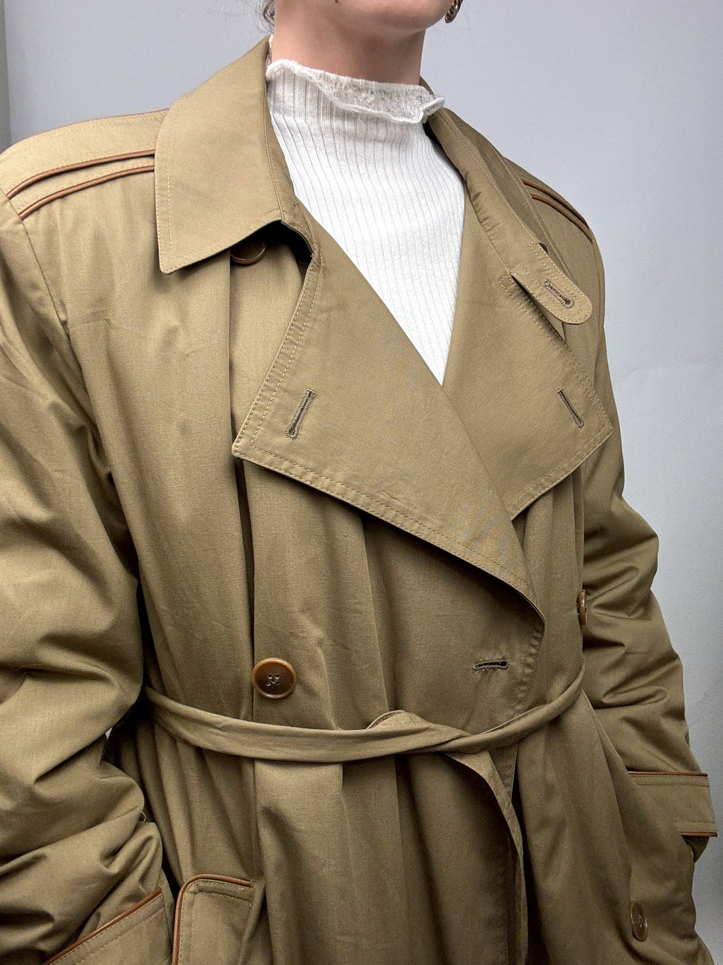 Trenchcoat doublé beige XL vintage
