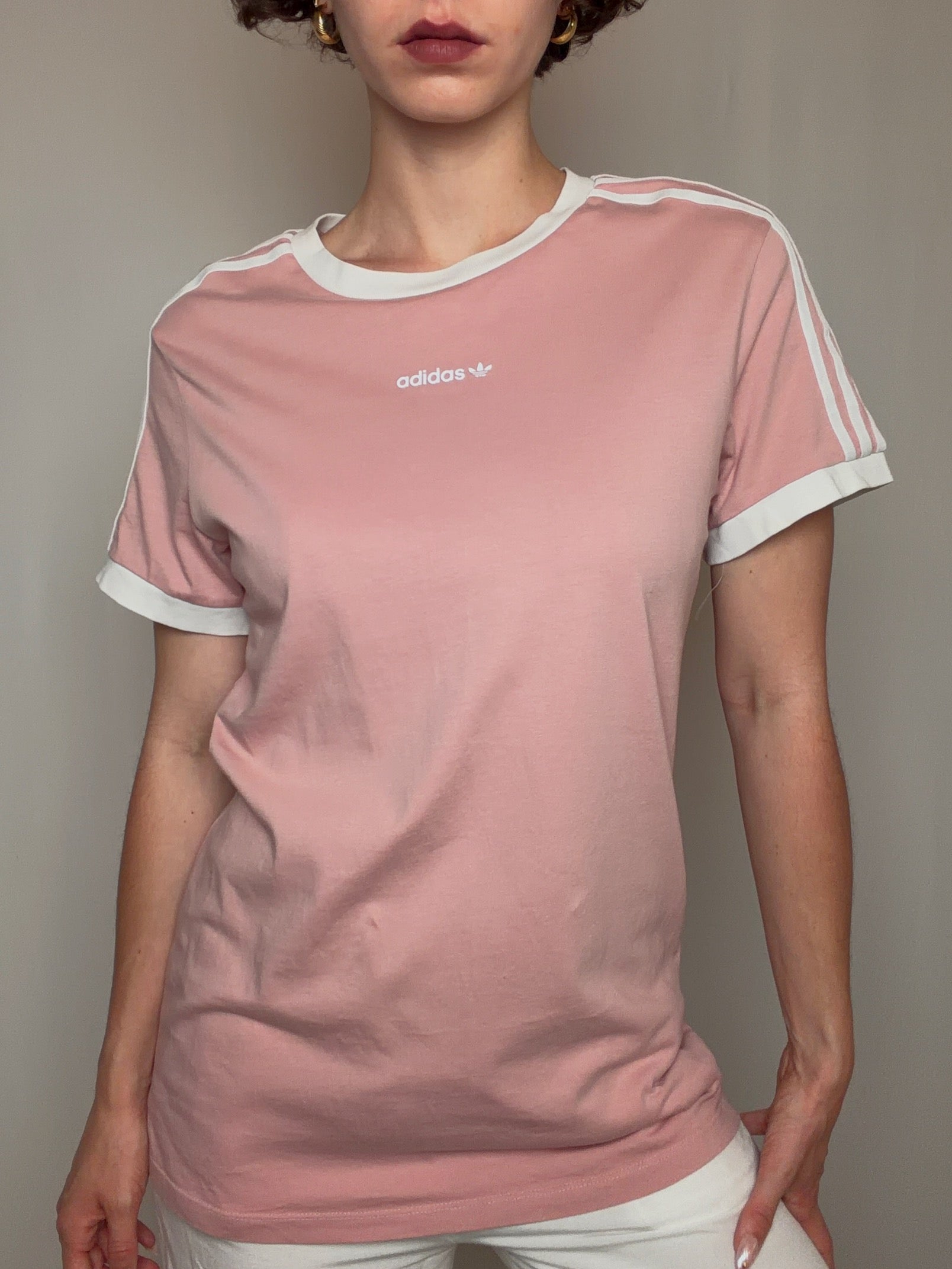 Tshirt rose Adidas S vintage