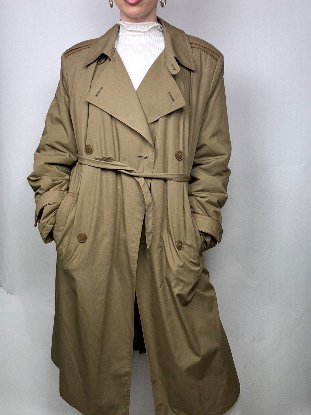 Trenchcoat doublé beige XL vintage