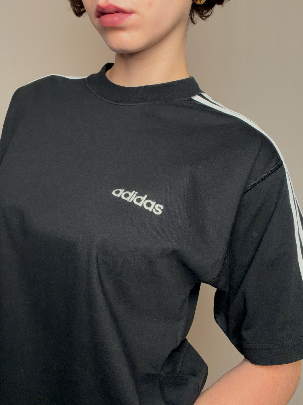 Tshirt noir Adidas S vintage