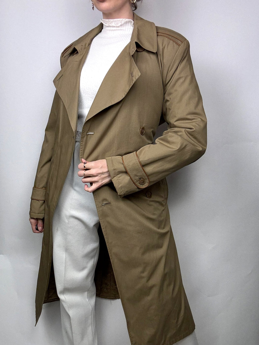 Trenchcoat doublé beige XL vintage