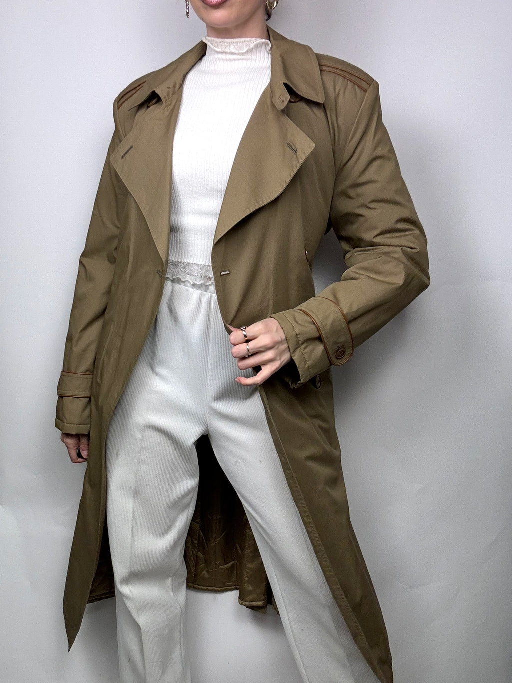 Trenchcoat doublé beige XL vintage