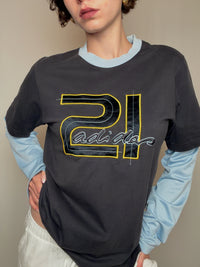 Tshirt effet layering Adidas M vintage