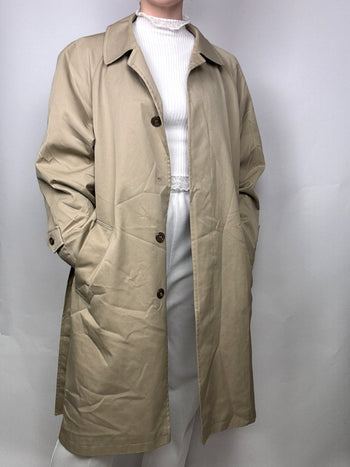 Trenchcoat droit beige M/L vintage