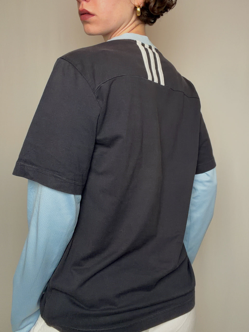 Tshirt effet layering Adidas M vintage