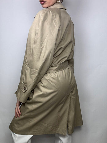 Trenchcoat droit beige M/L vintage