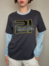 Tshirt effet layering Adidas M vintage