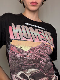 T-shirt noir imprimé DODGE M vintage