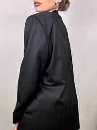 Vintage L/XL übergroßer schwarzer Blazer