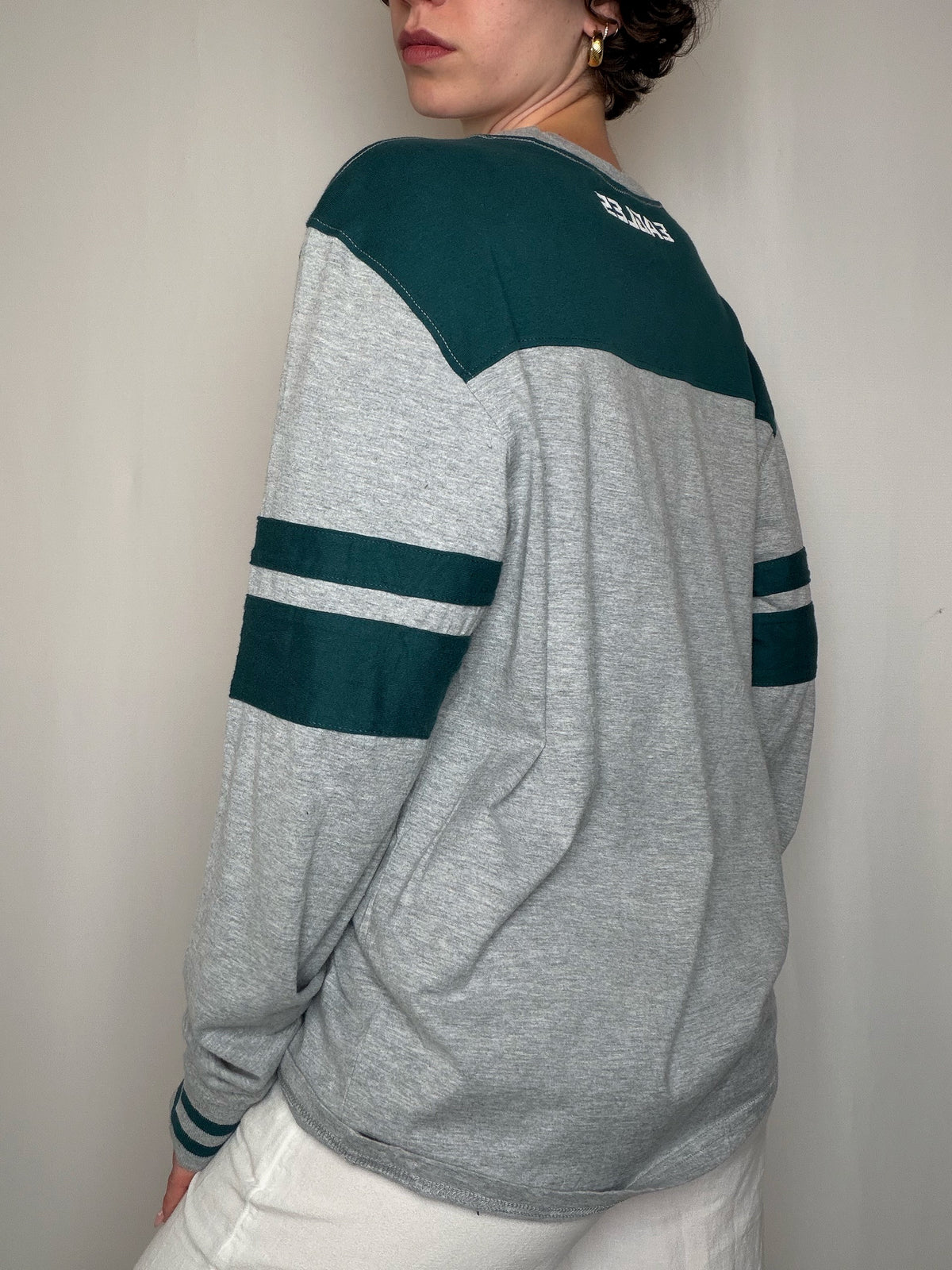 T-shirt manches longues gris NFL XL vintage