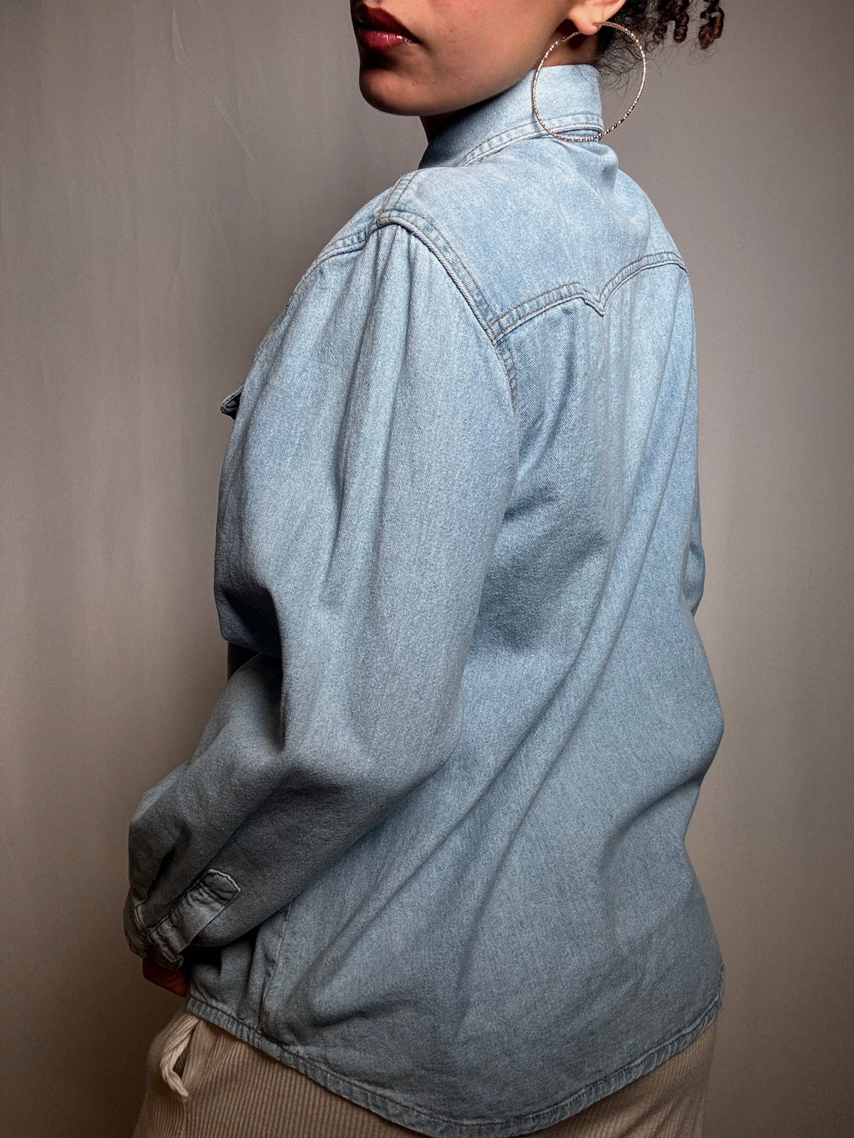Vintage Denimhemd Größe S