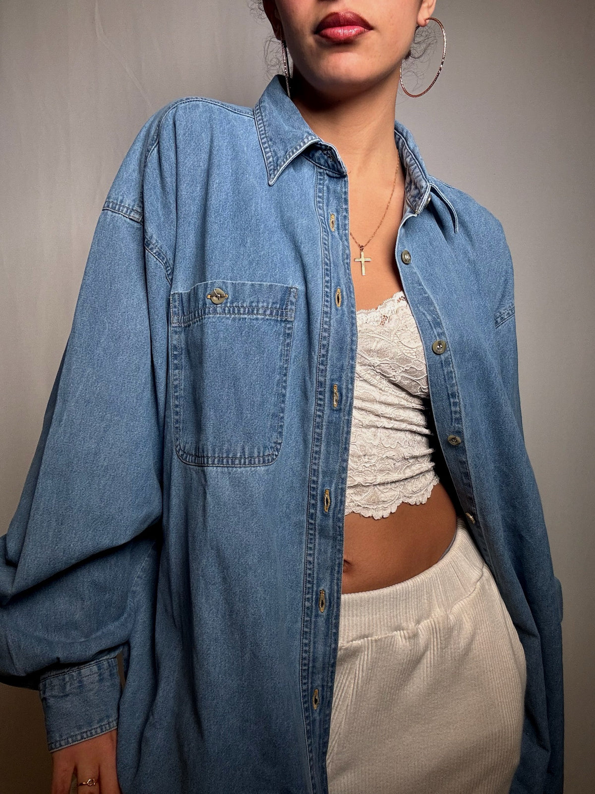 Vintage L Denim Shirt